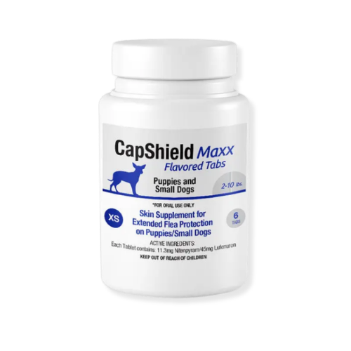 CapShield Maxx Flavored Tabs for puppies and XS small dogs 2-10 lbs