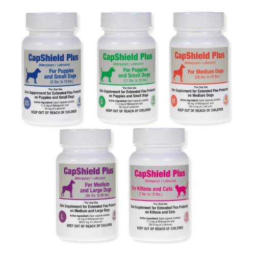 CapShield Plus flea protection supplement for dogs and cats