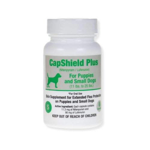 CapShield Plus flea protection supplement for puppies and small dogs, 11 to 25 lbs