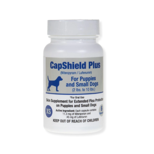 CapShield Plus flea protection supplement for puppies and small dogs, 2 to 10 lbs