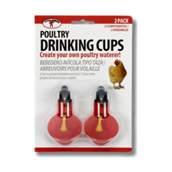 Little Giant® Poultry Drinking Cups (2 Pack) Little Giant®, Poultry, Drinker, Cups, Miller, Mfg, Manufacturing, Chicken, Supplies