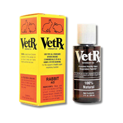 VetRx™ Rabbit VetRx™, Rabbit, Goodwinol, Products, Remedy, Pet, Small, Animal, Health, Care, Medication, medications, medicine, medicines, meds, respiratory, infections, colds, wheezing, snuffles, pneumonia, ear, mites, canker, all, standard, breeds, commercial, pet, rabbits