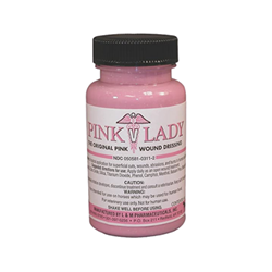 Durvet® Pink Lady Wound Dressing Durvet, Pink, Lady, Wound, Dressing, FDA, approved, topical, wound, dressing, treatment ,minor, major, cuts, scrapes, burns, abrasions, Promotes, fast, healing, hair, growth, minimum, scaring, Repels, flies, dogs, horses, livestock, coat, skin, repair, treat